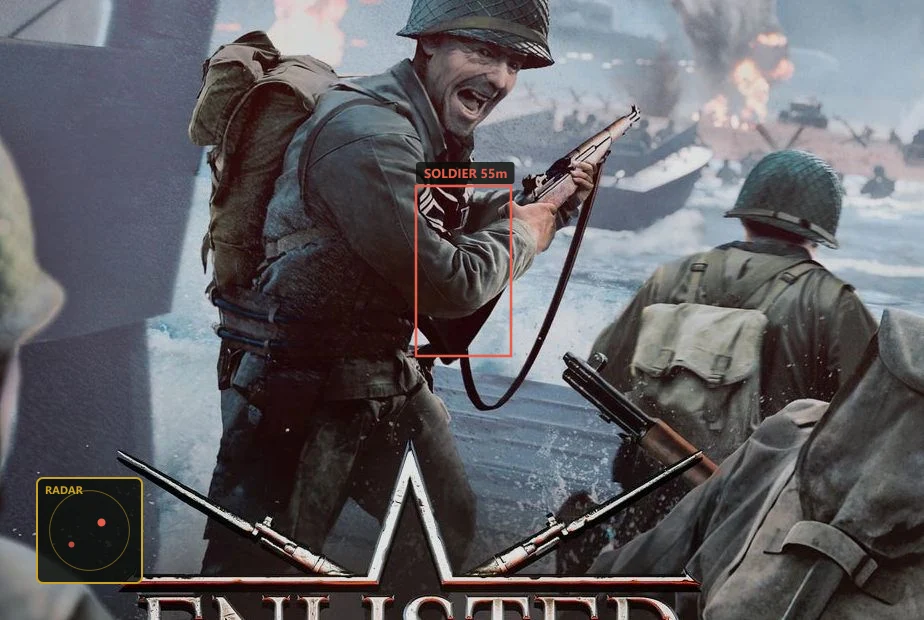 Enlisted Hacks Buyers Guide: ESP, Aimbot, and Radar in One License — Enlisted gameplay screenshot